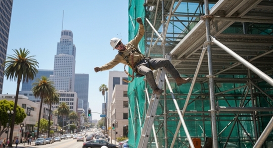ladder and scaffholding
