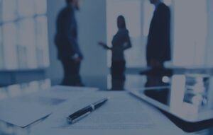 a ballpen in the desk