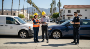 work related vehicle accident