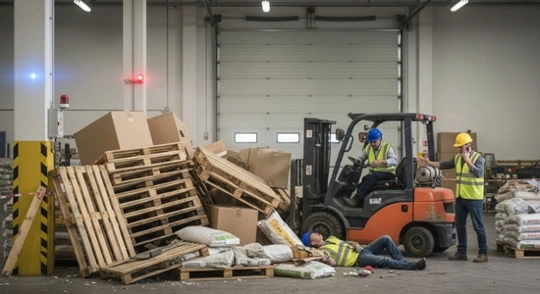 Guía de Compensación Laboral por Accidente de Montacargas en Los Ángeles