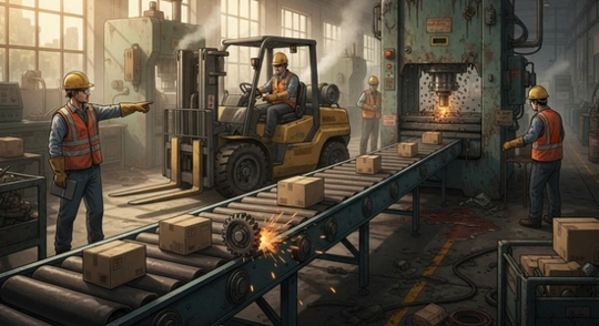 Major Causes of Machine and Equipment Failure in California Workplaces